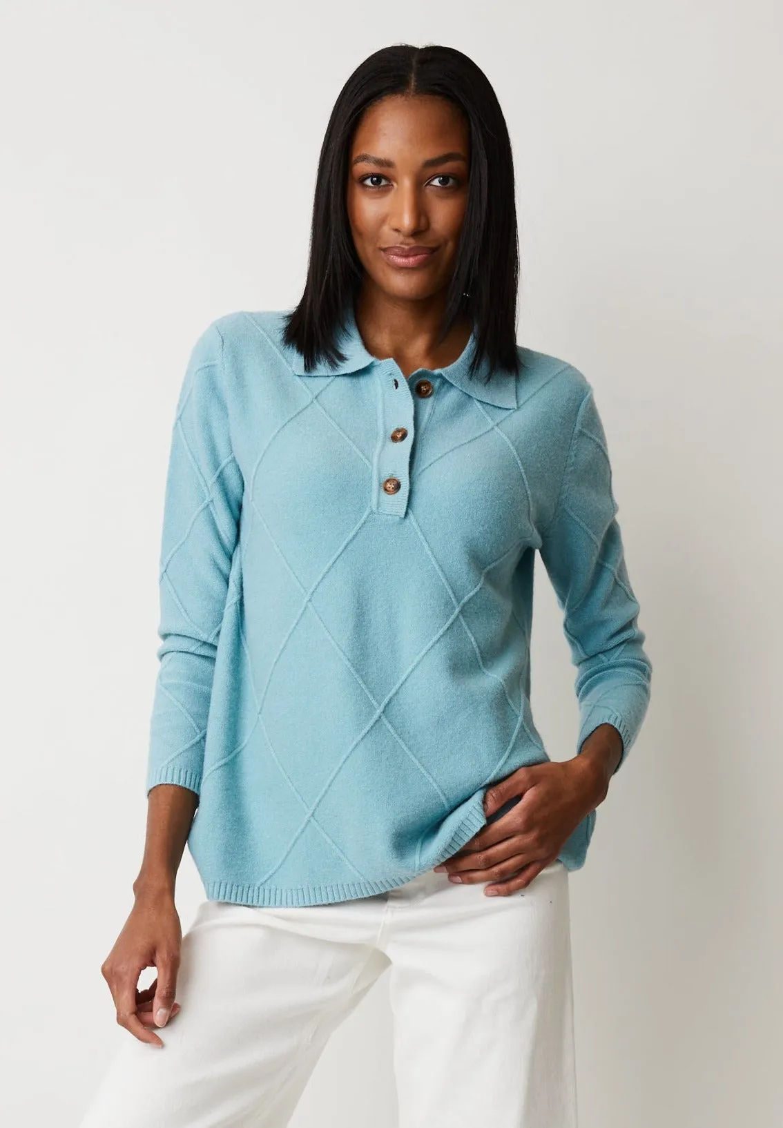 Sabrina Polo Collar Tunic