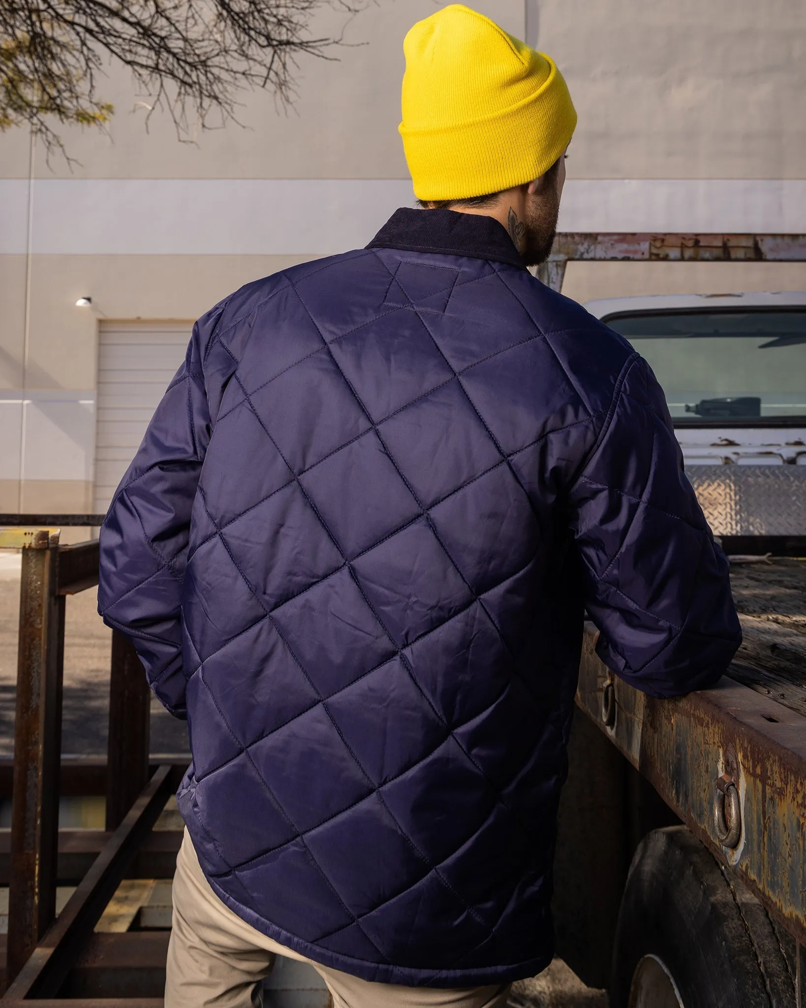 Salty Diamond Stitch Quilted Jacket