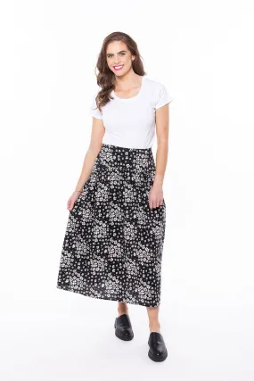 Seeking Lola Liberating Skirt - White Poppy