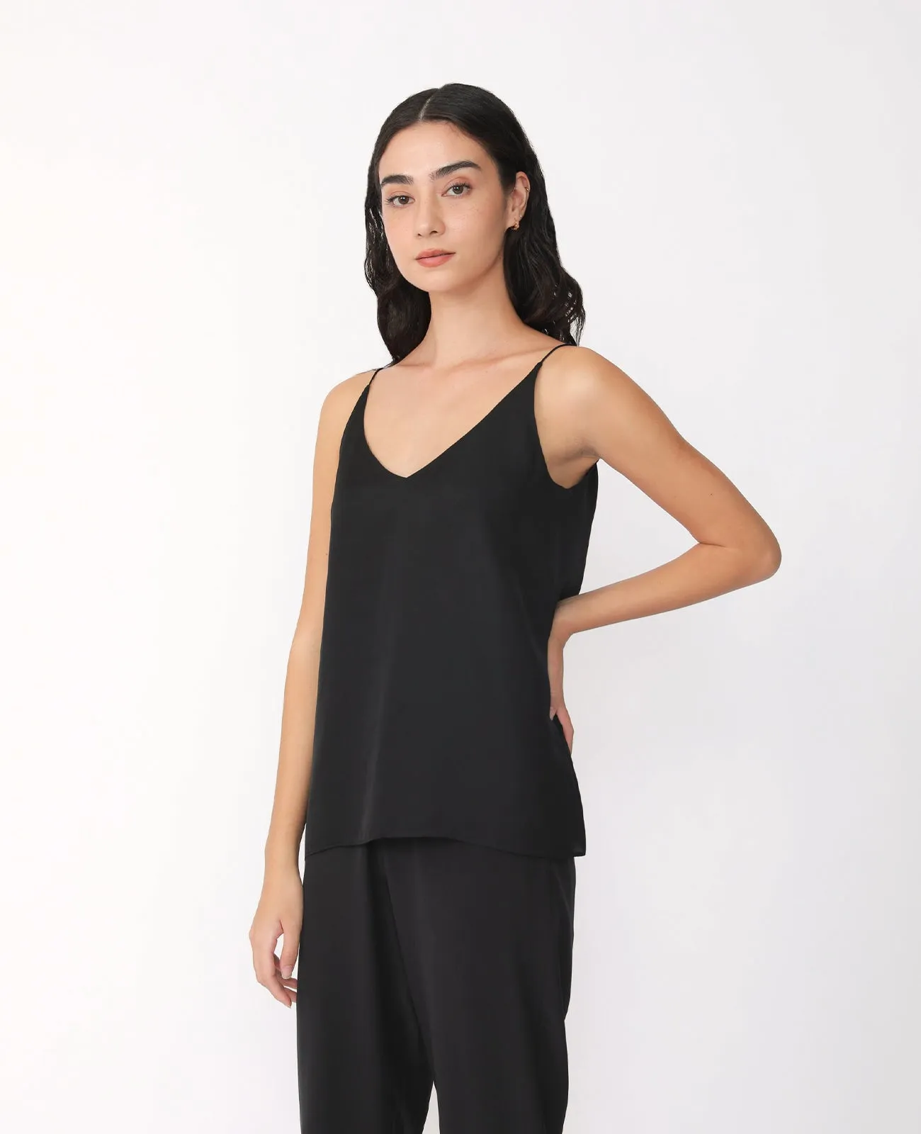 Silk Signature V-neck Camisole