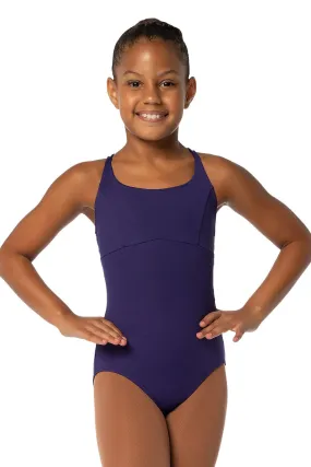 SL19 Lynn Child Double Cross Back Leotard