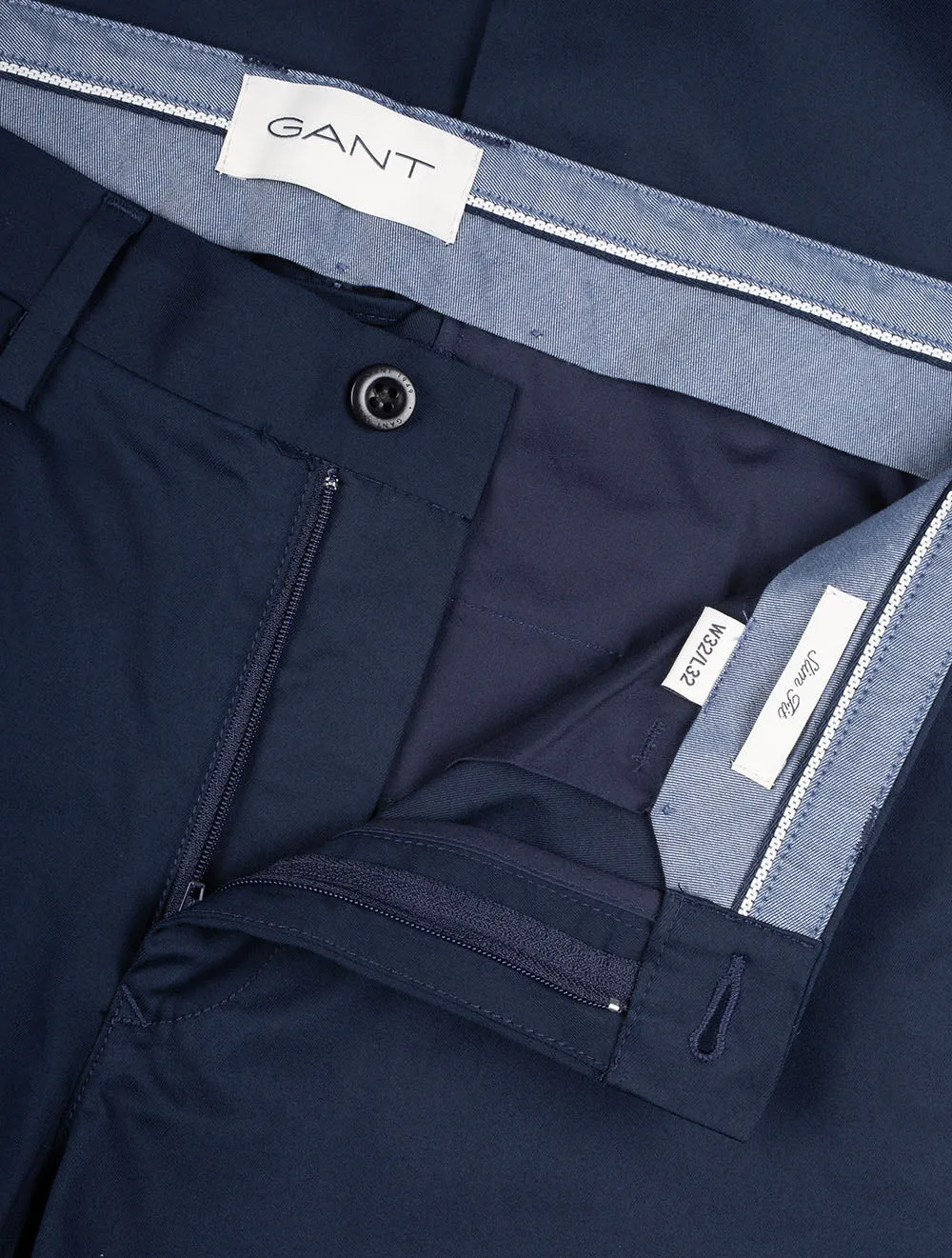 Slim Sports Chinos Marine