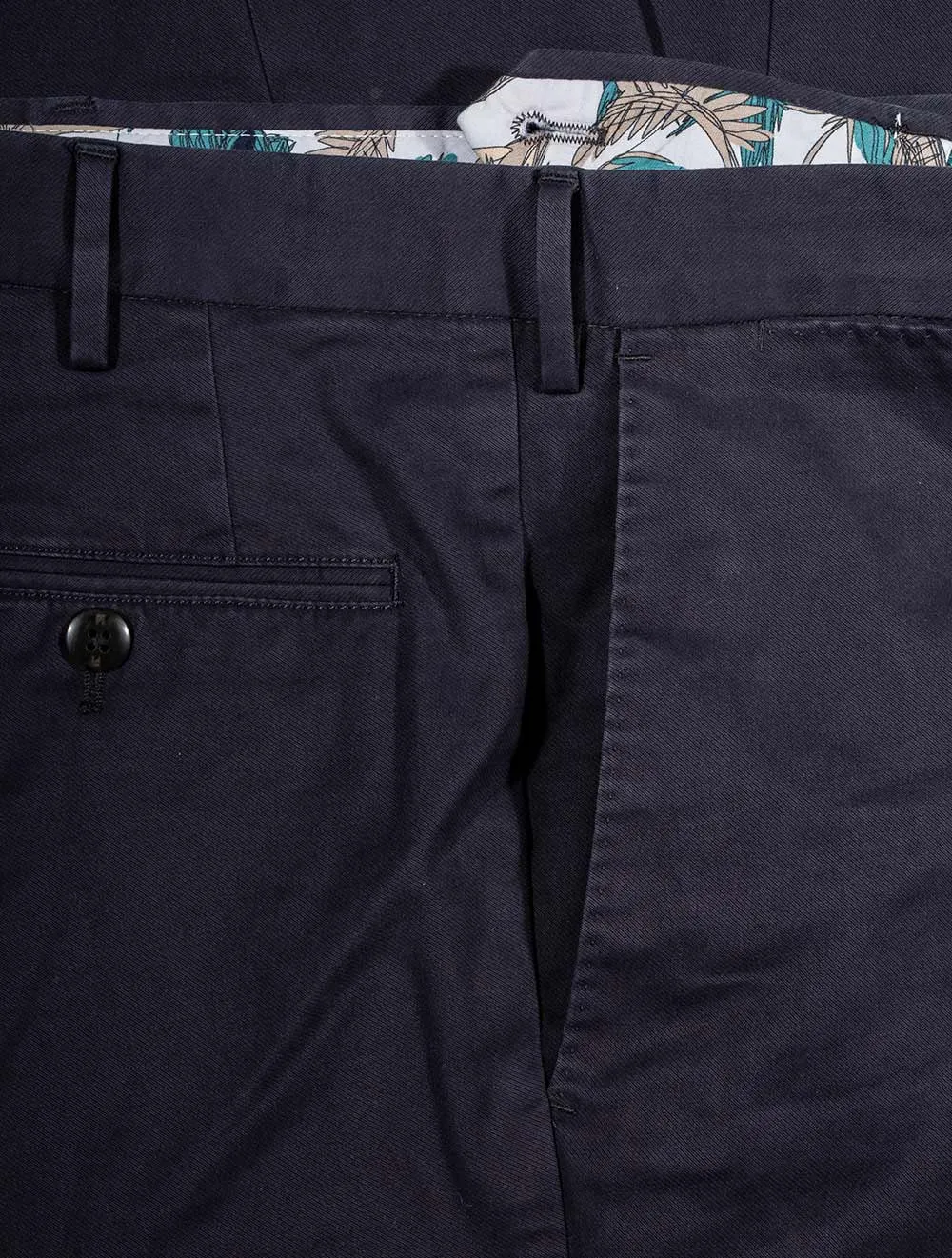 Slim Twill Navy Chinos Navy