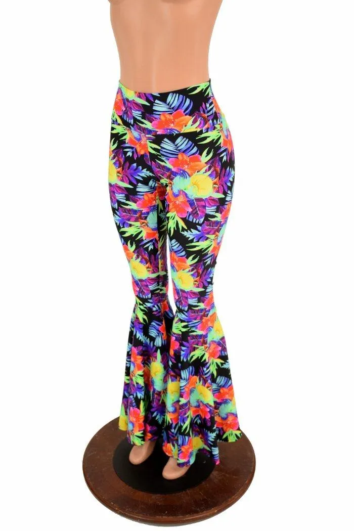 Sonic Bloom High Waist Bell Bottom Flares