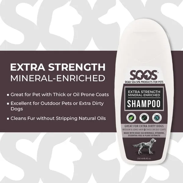 Soos Pets Extra Strength Mineral Enriched Shampoo