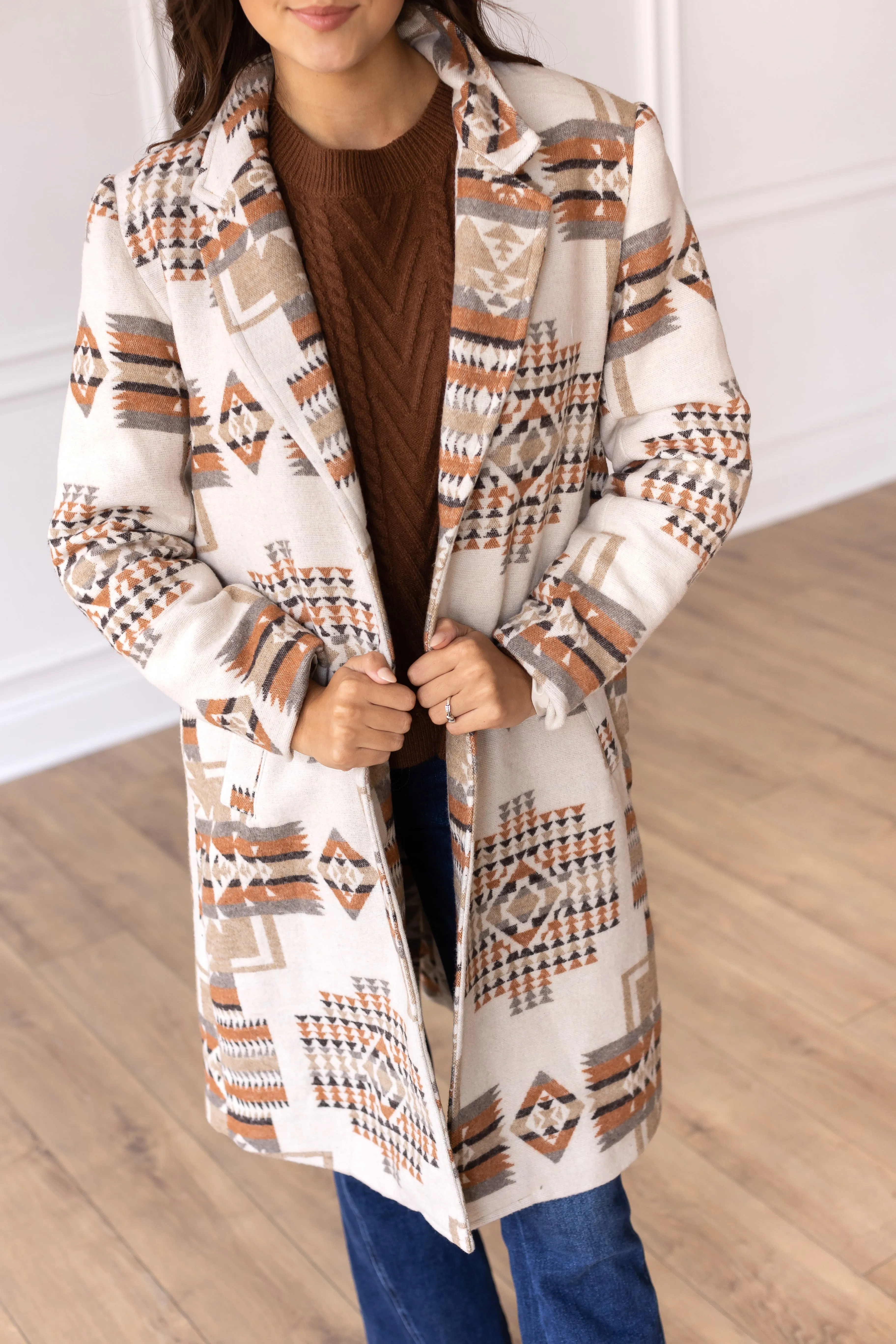 Southwest Sands Aztec Peacoat