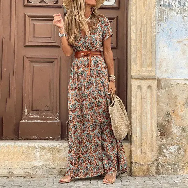 Spring Bohemian Oversized Dress