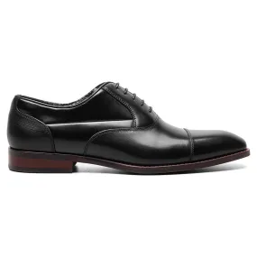 Stacy Adams Kallum Black Cap Toe Oxford Shoes