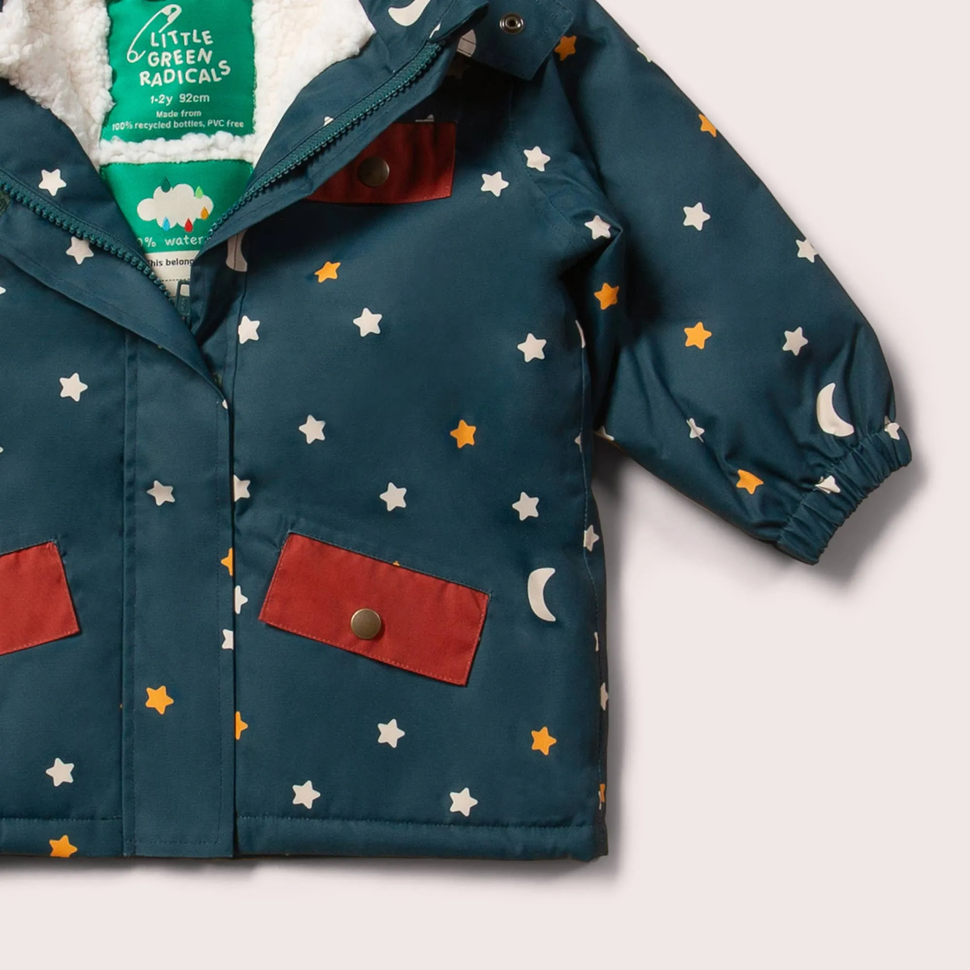 Starry Night Recycled Waterproof Winter Coat