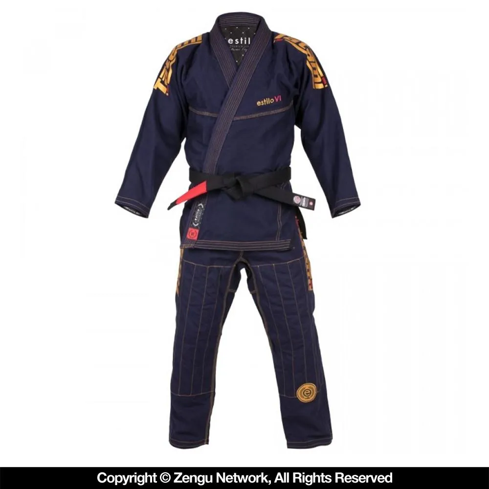 Tatami "Estilo 6.0" BJJ Gi - Navy/Gold