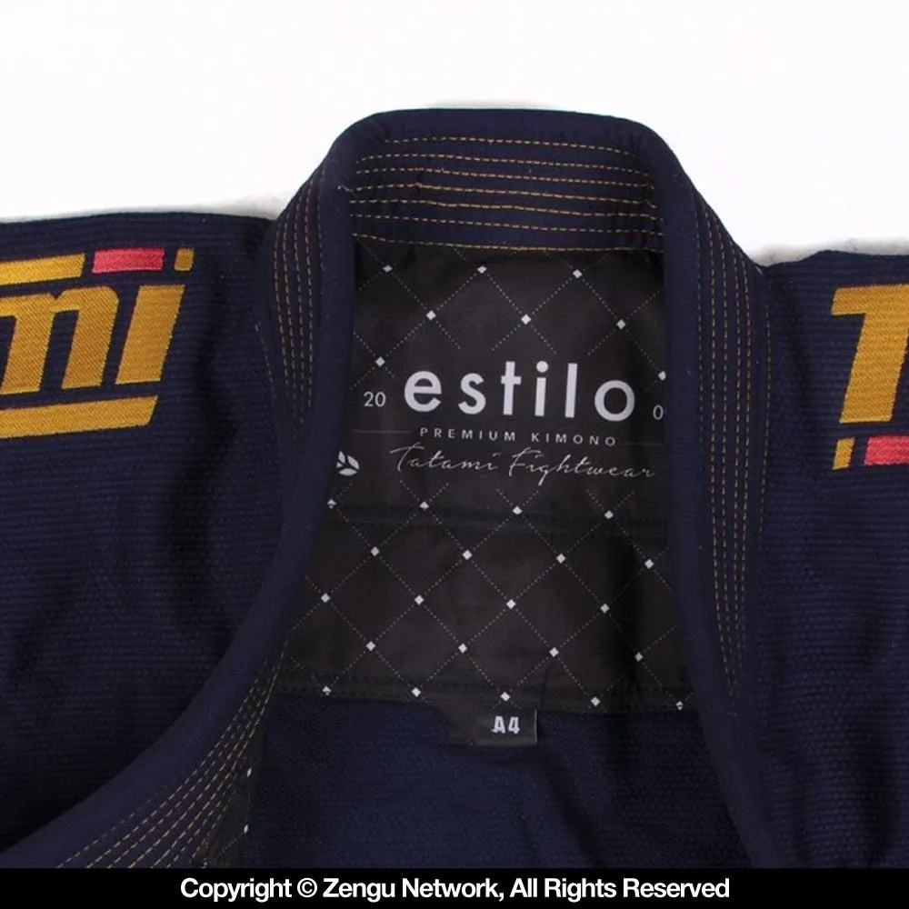 Tatami "Estilo 6.0" Women's BJJ Gi - Navy/Gold