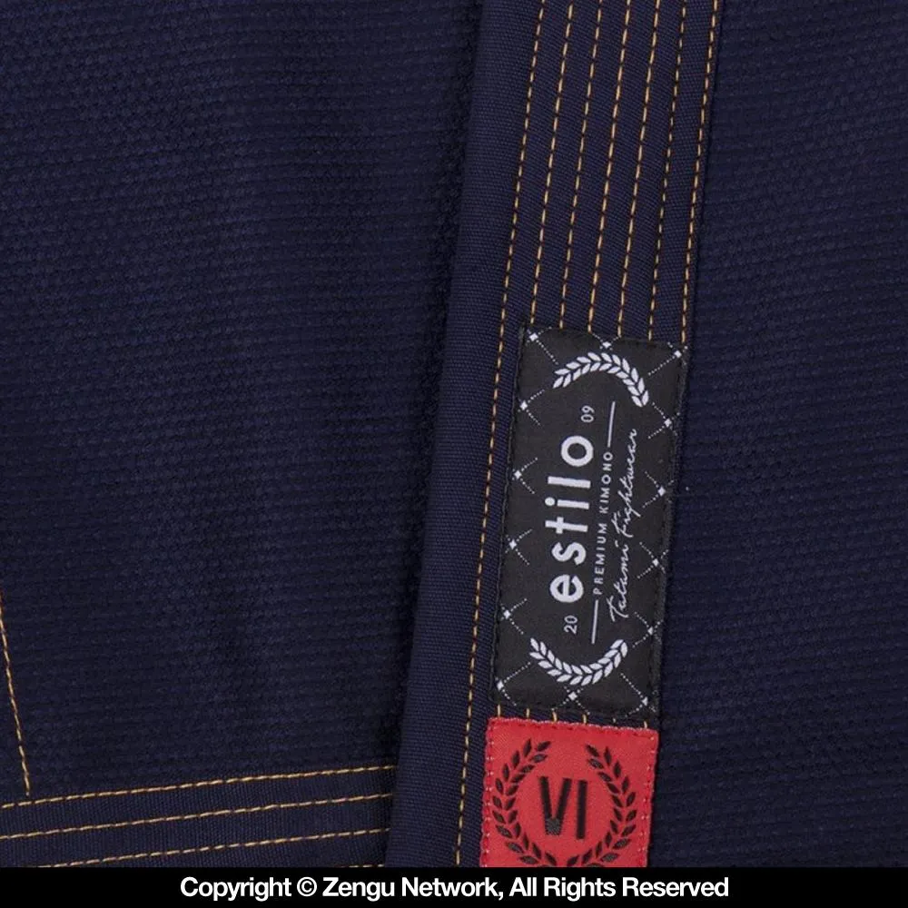 Tatami "Estilo 6.0" Women's BJJ Gi - Navy/Gold