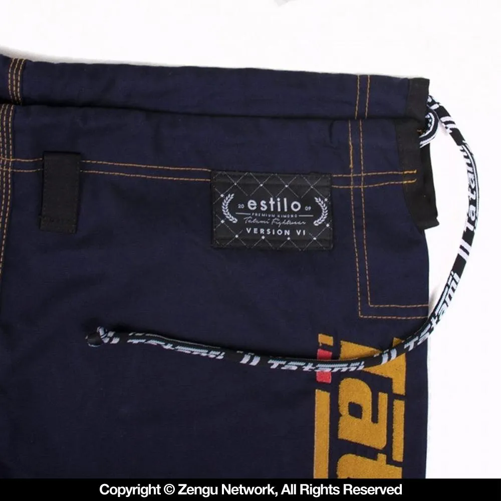 Tatami "Estilo 6.0" Women's BJJ Gi - Navy/Gold