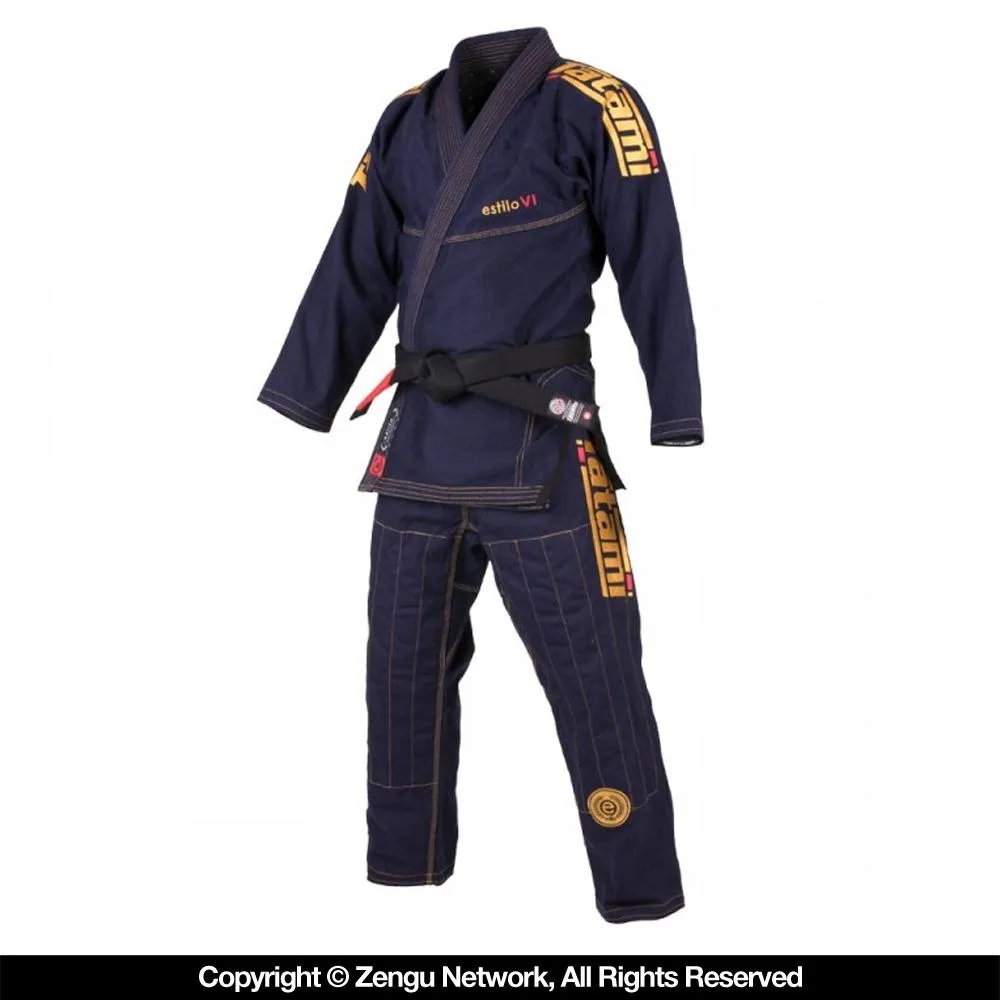 Tatami "Estilo 6.0" Women's BJJ Gi - Navy/Gold