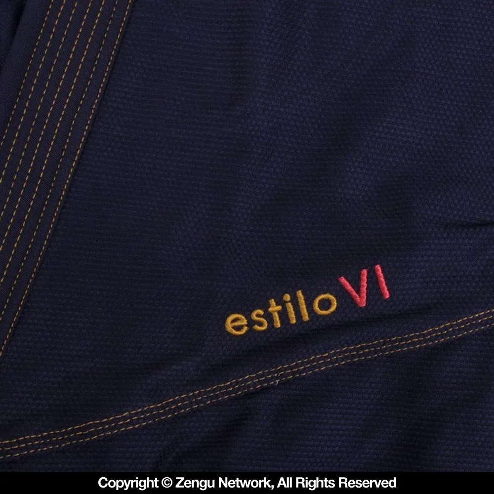 Tatami "Estilo 6.0" Women's BJJ Gi - Navy/Gold