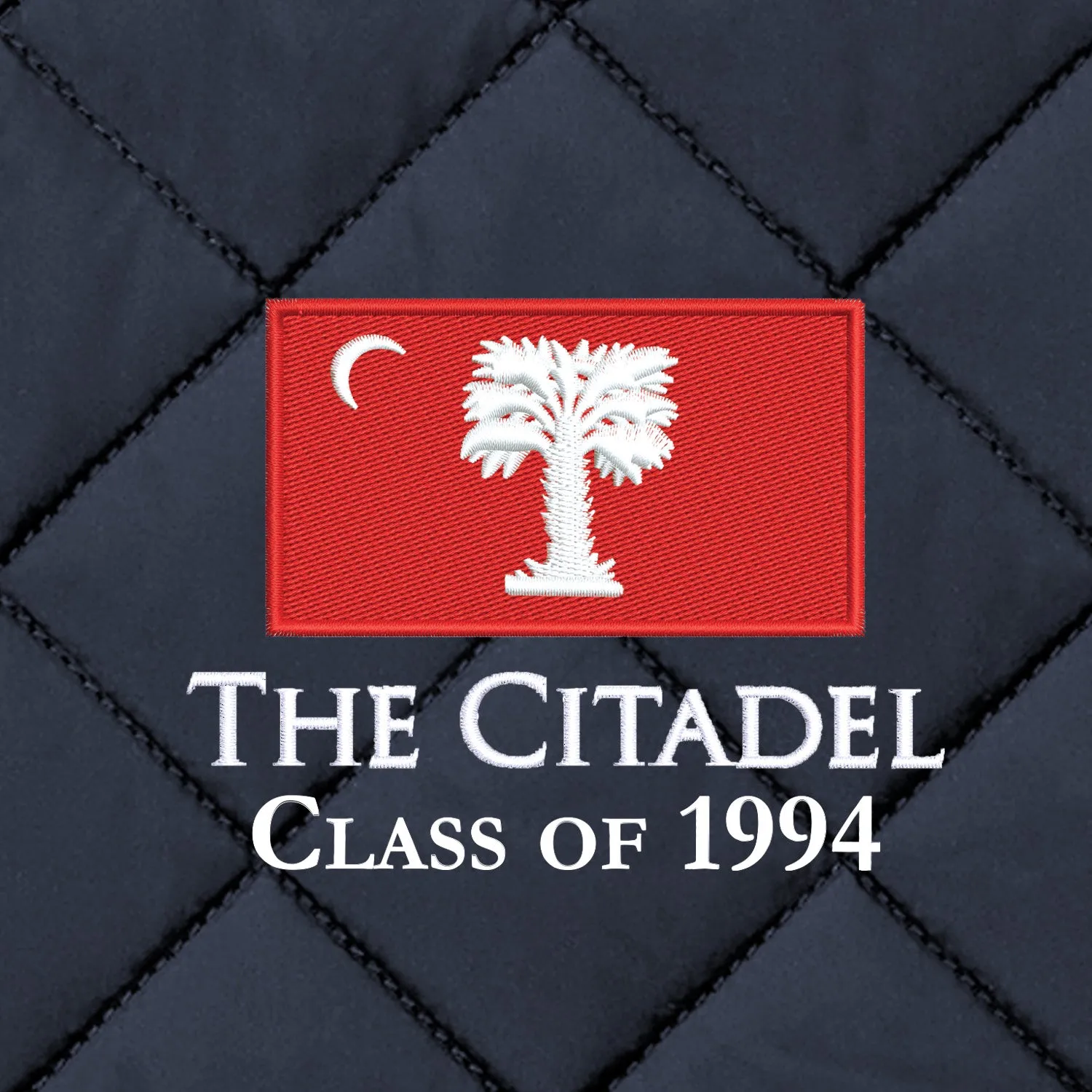 The Citadel, Big Red Flag Logo, Class of 1994,  Brooks Brothers® Quilted Jacket