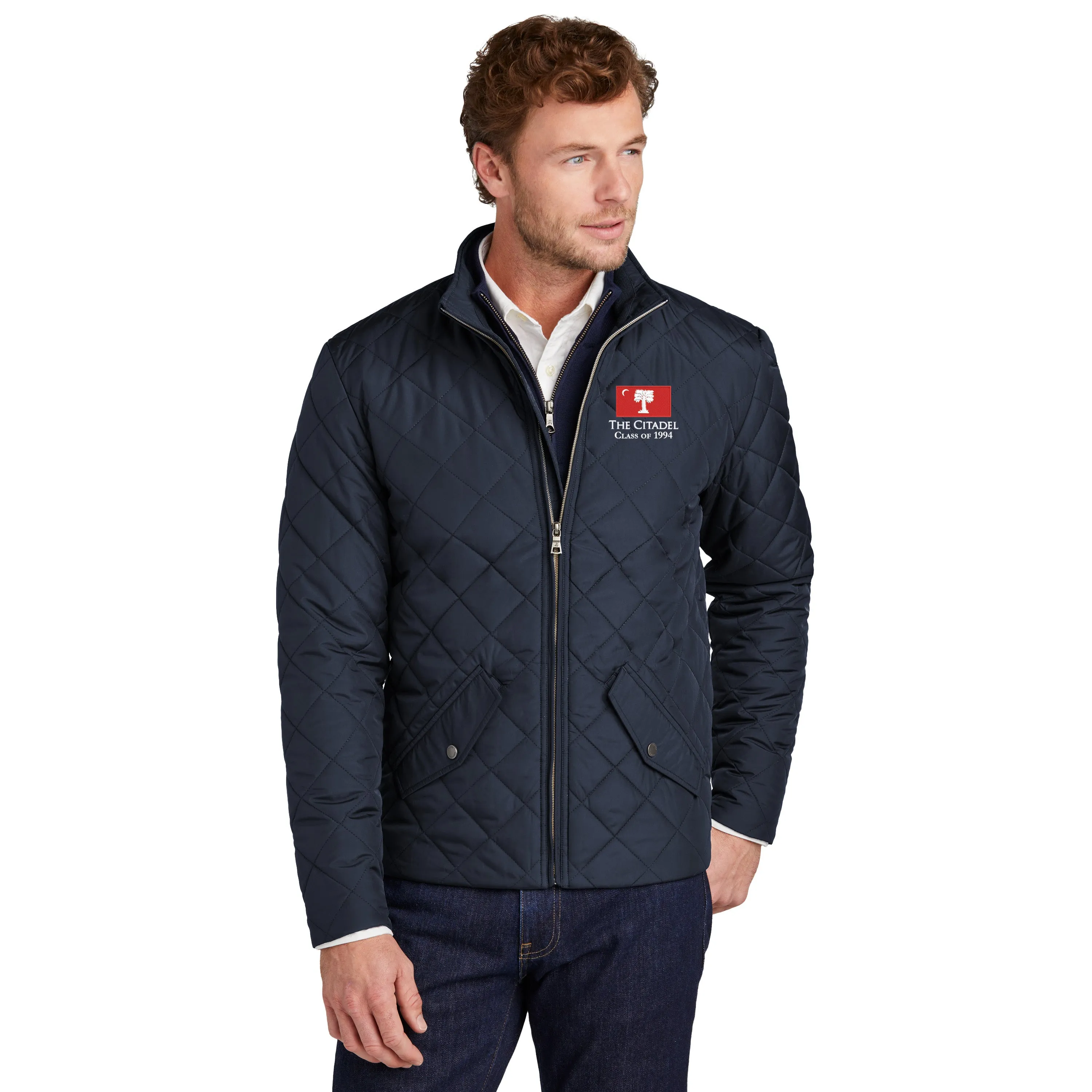 The Citadel, Big Red Flag Logo, Class of 1994,  Brooks Brothers® Quilted Jacket