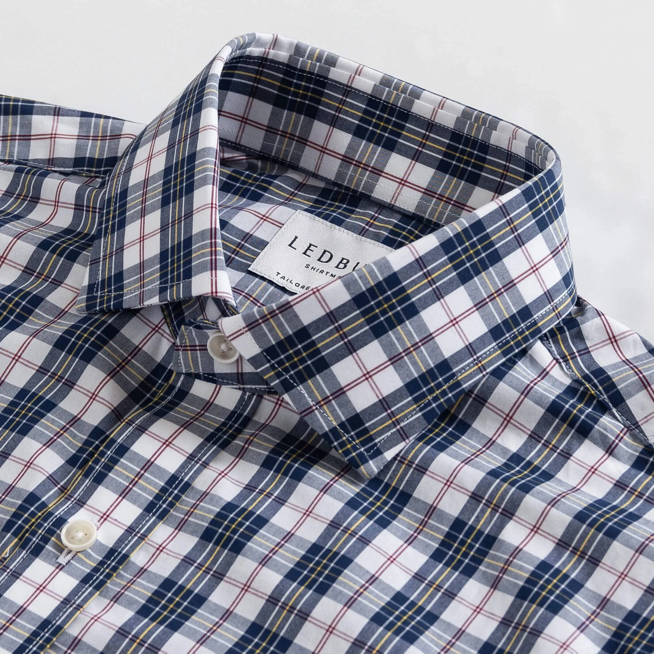 The Navy Bennet Plaid Casual Shirt