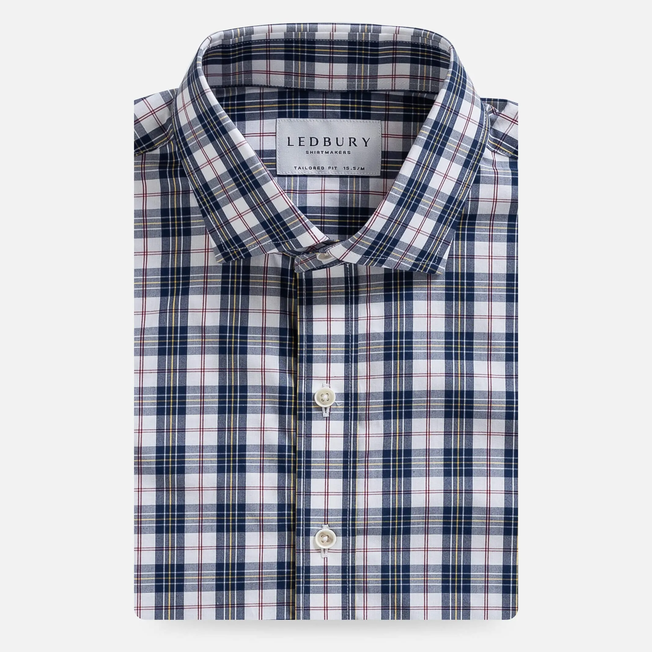 The Navy Bennet Plaid Casual Shirt