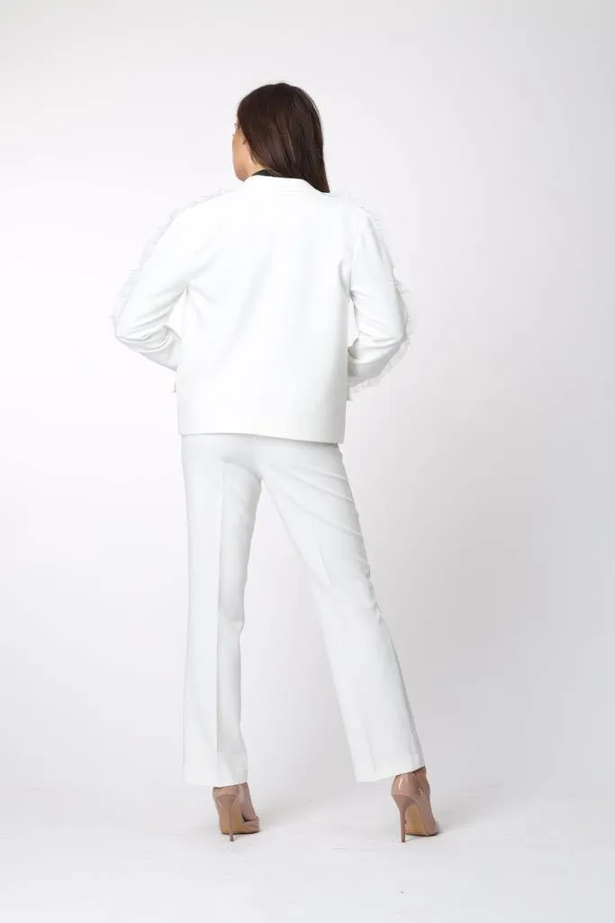 The Power Suit Blazer in White