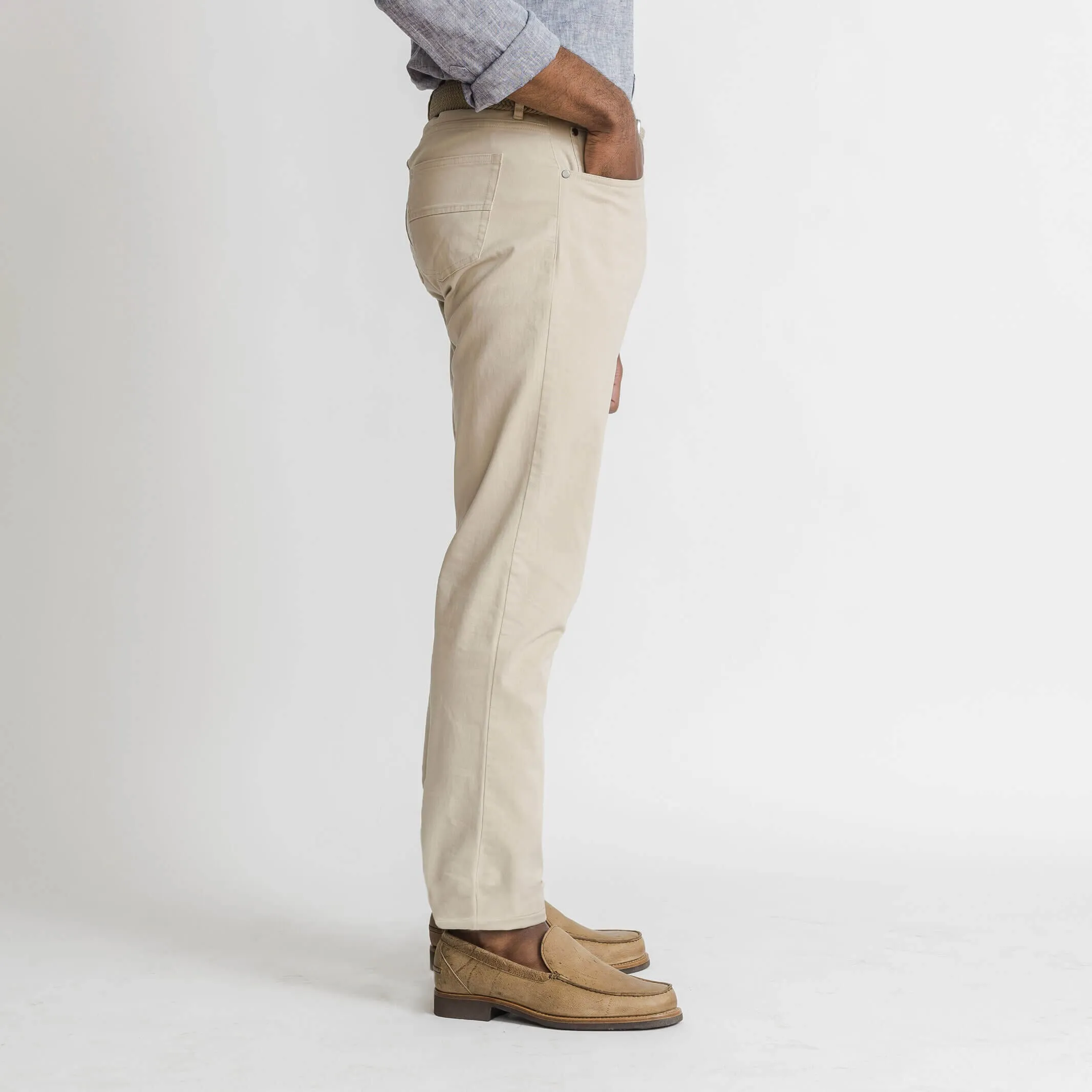 The Tan Franklin 5 Pocket Custom Pant