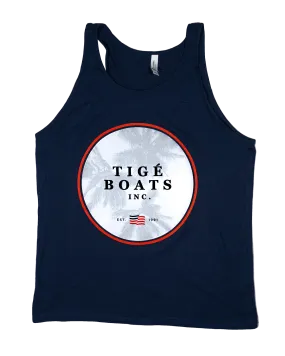 Tige Red, White and Palms Tank Top