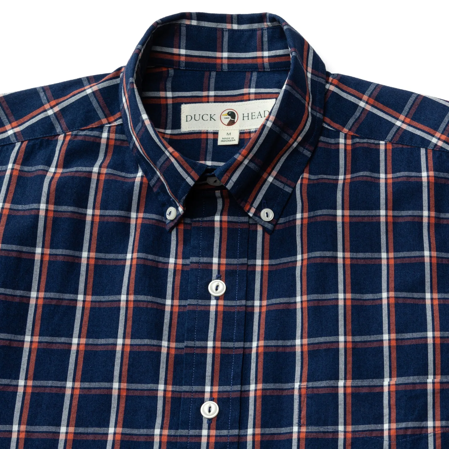 Tolbert Plaid Indigo Sport Shirt  