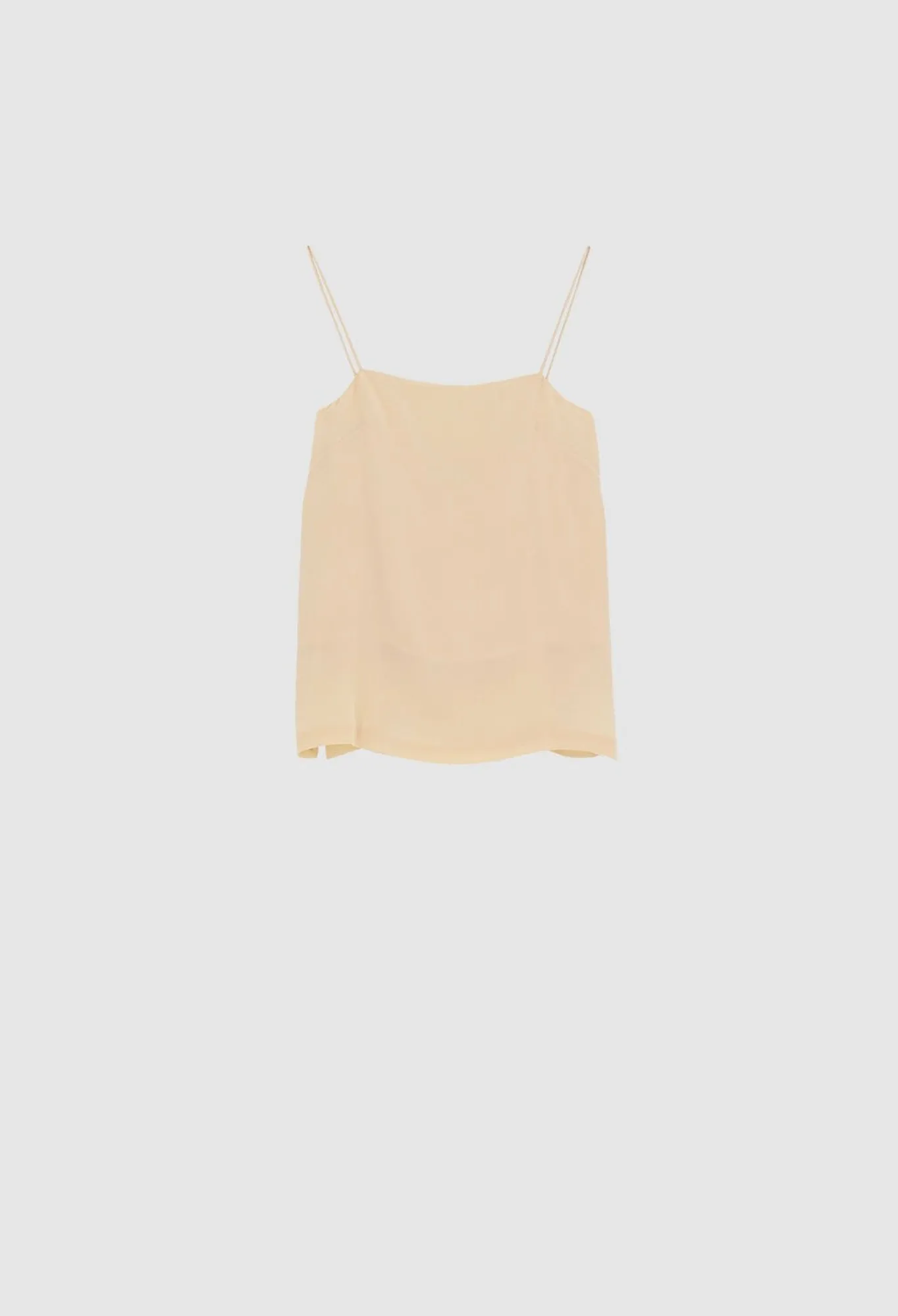 TULA - Sleeveless Silk Camisole in Vanilla