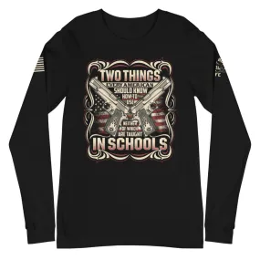 Two Things in Schools | Long-Sleeve Tee