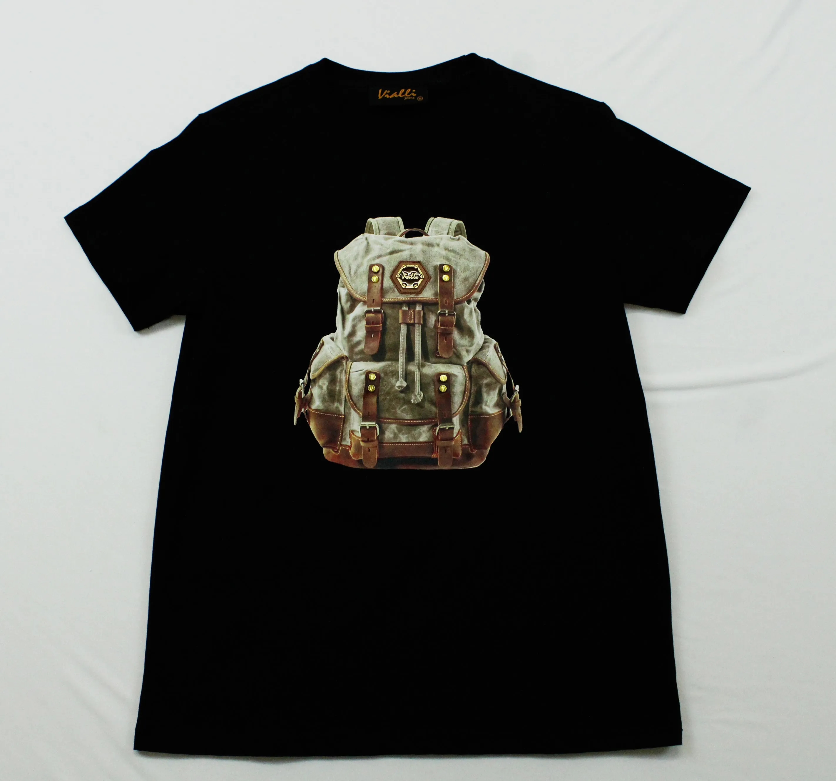 Vialli Camp T Shirt Black