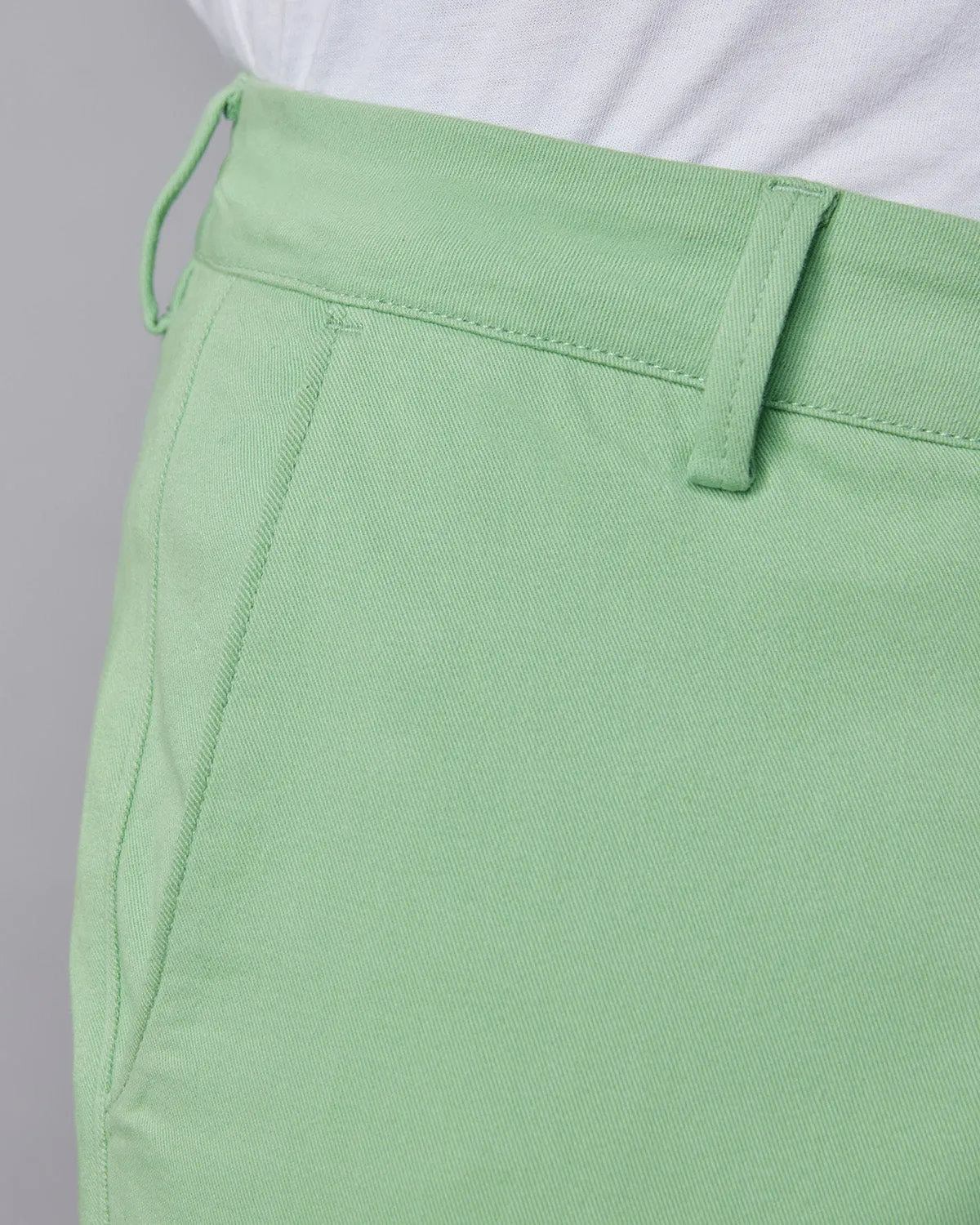 Weekend Vibe Stretch Chinos - Light Green