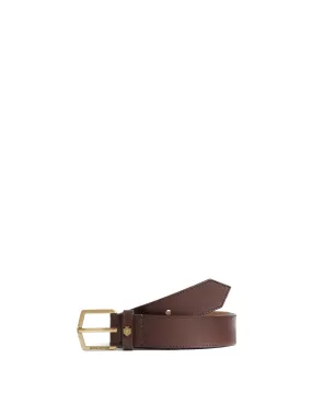 Wentworth Belt - Mahogany Leather