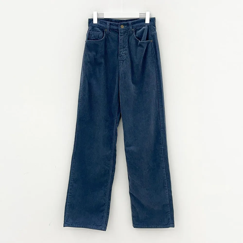 Wide Leg Corduroy Pants D3