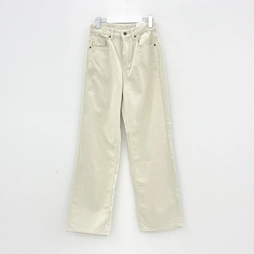 Wide Leg Corduroy Pants D3