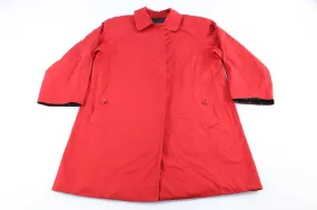 Women's Burberrys Red Trench Coat