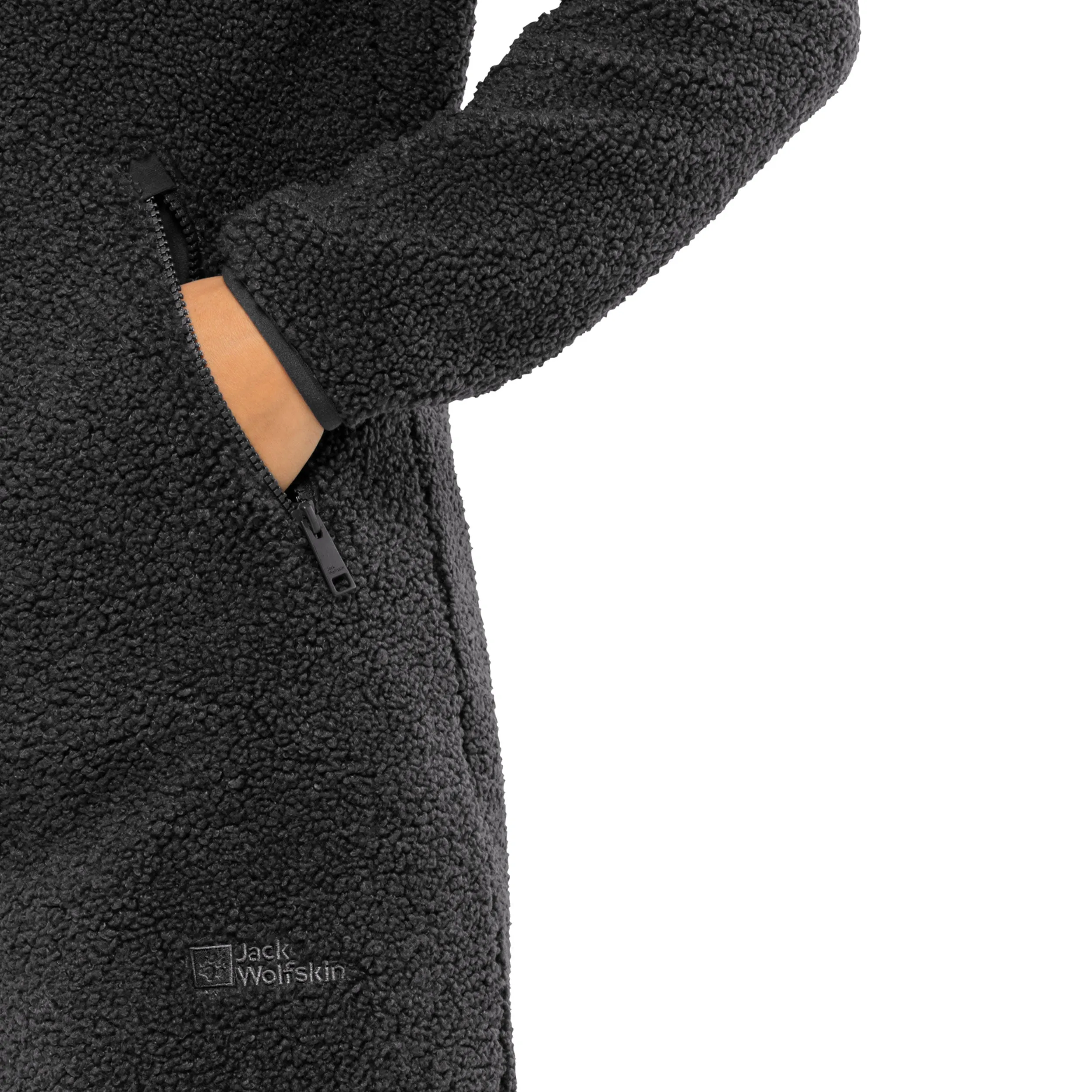 Women's High Curl Full-Zip Fleece Coat