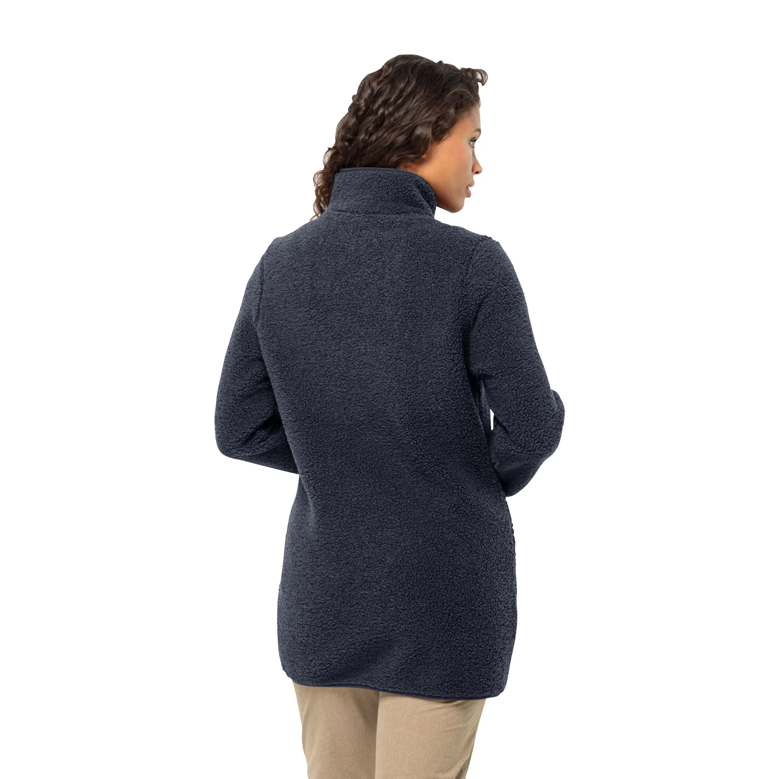 Women's High Curl Full-Zip Fleece Coat