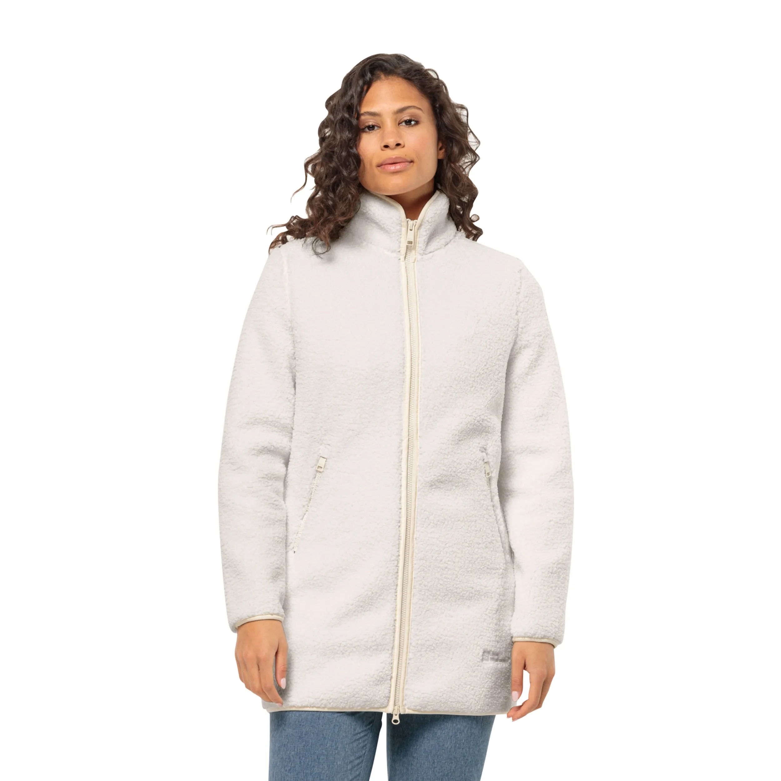 Women's High Curl Full-Zip Fleece Coat