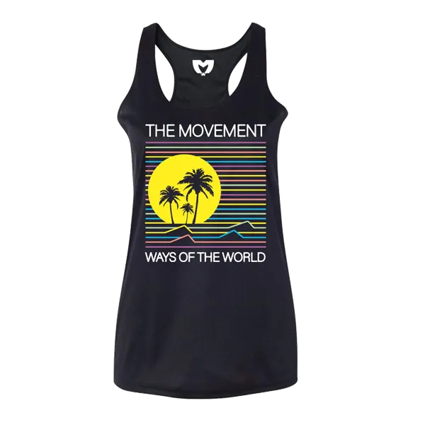 Women's Neon Tank (Black)