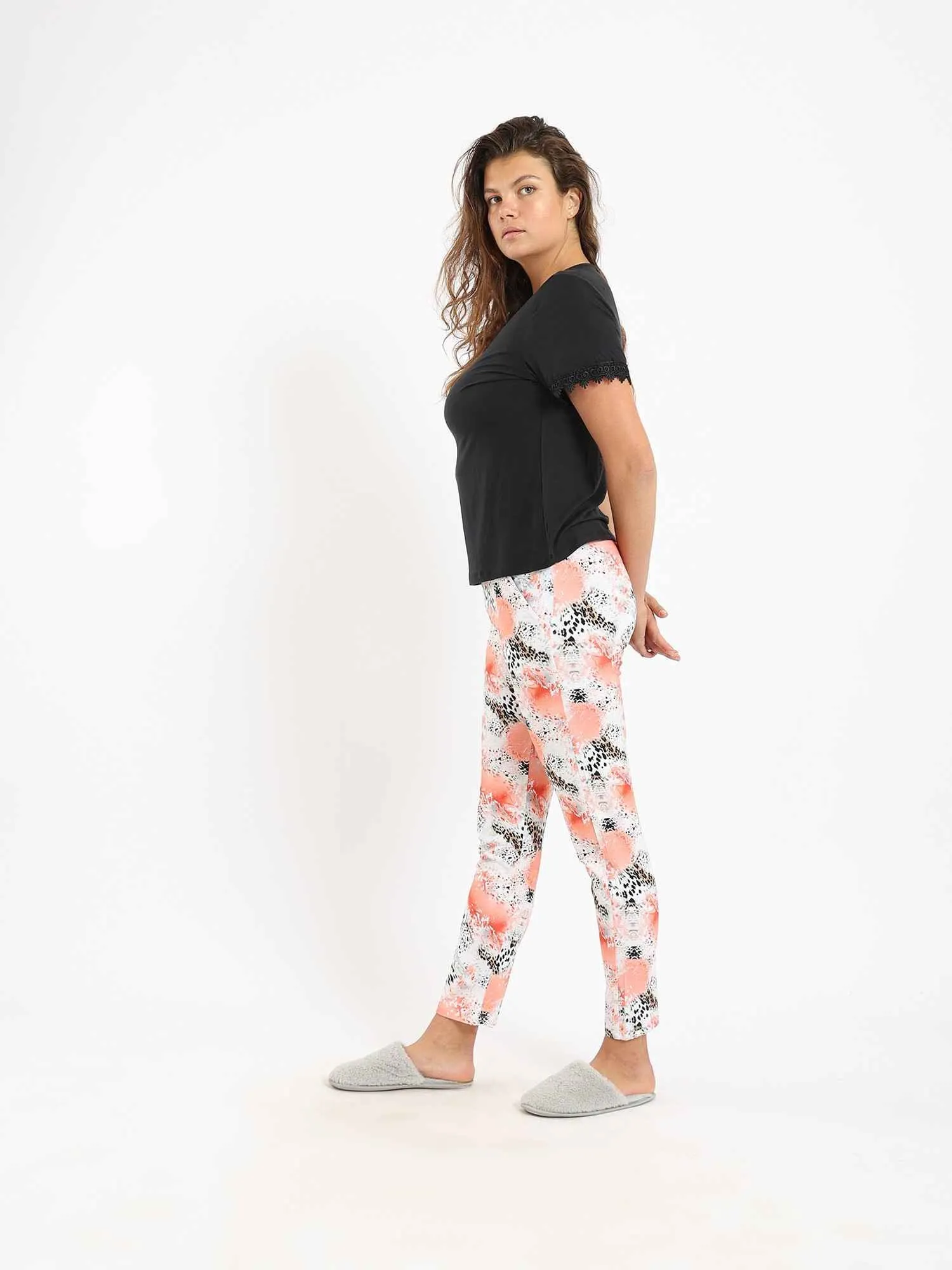 Women's Summer Pajama - Floral Pants