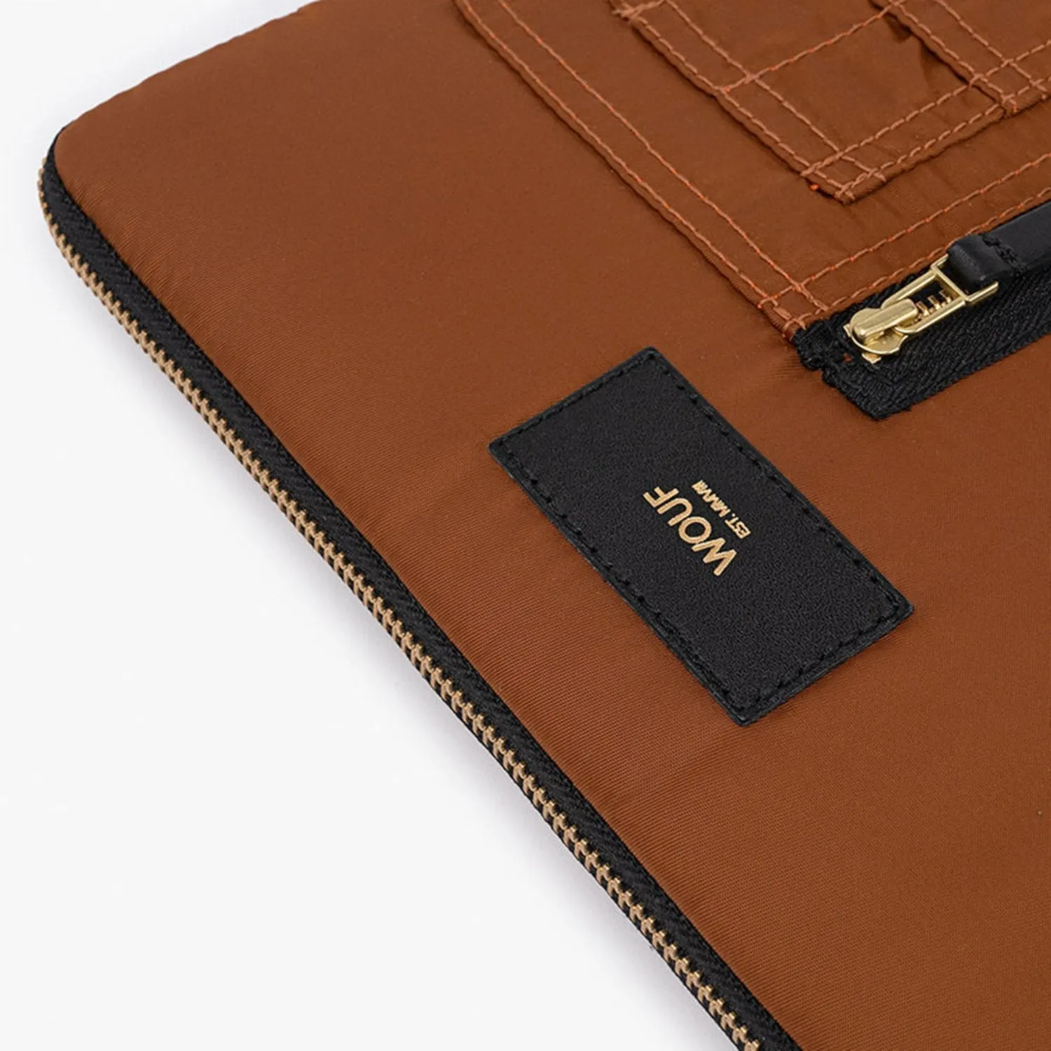 wouf | ipad sleeve | bomber bronze - LC