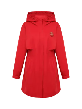 YAYING Merino Wool Hooded Trench Coat