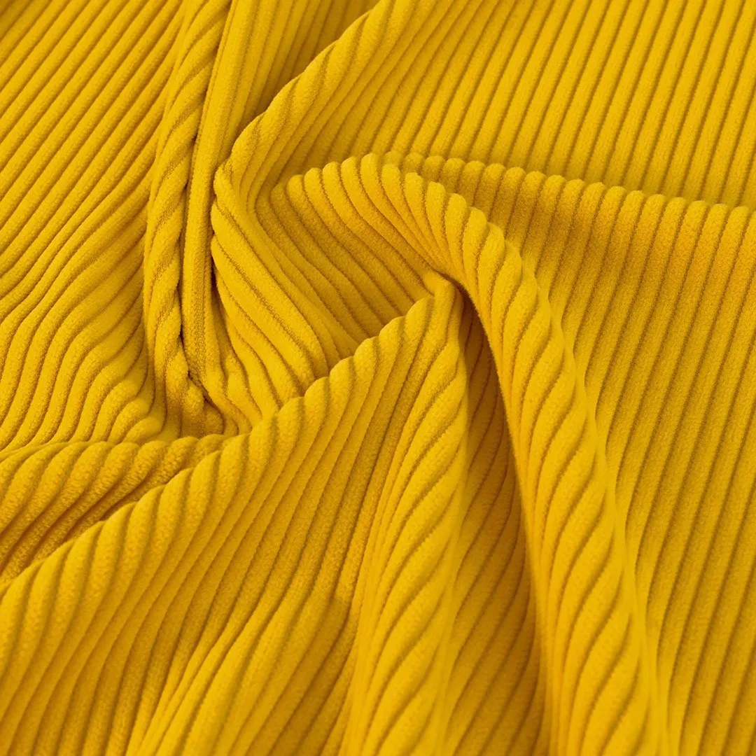 Yellow Corduroy Fabric 5063