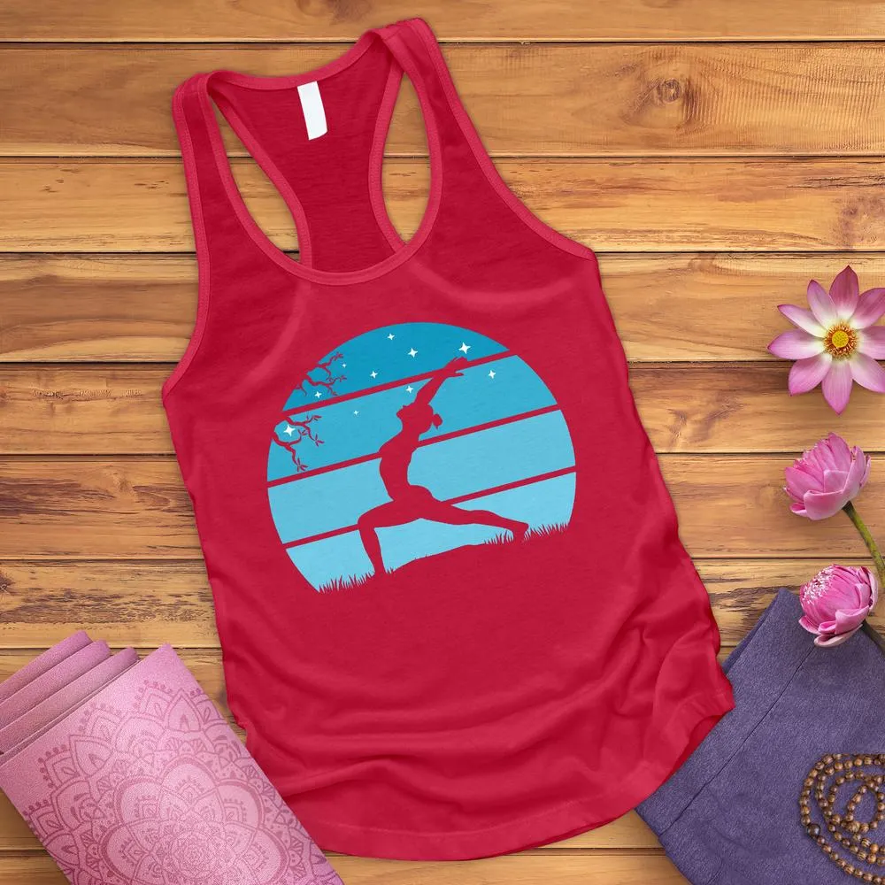 Yoga Moon Pose Tank Top