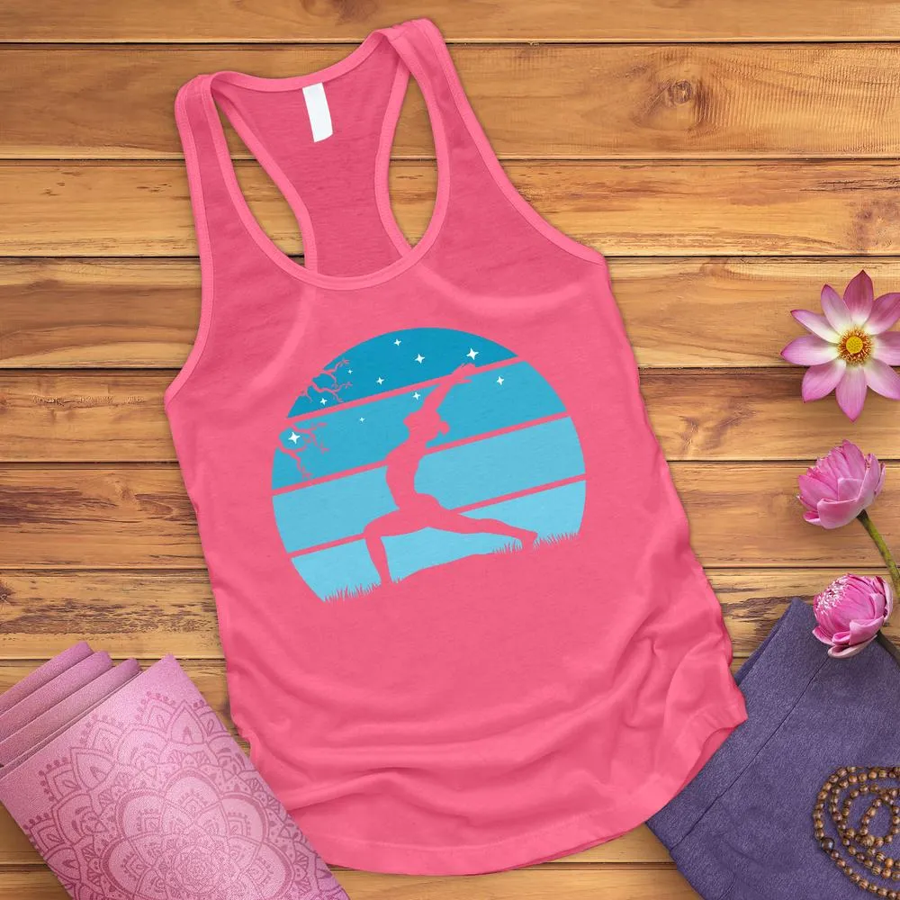 Yoga Moon Pose Tank Top